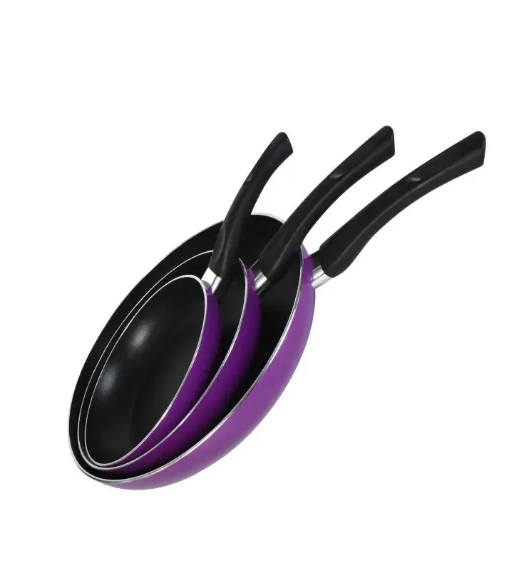 Juego de 3 Sartenes Cuisine Spot Morados – Antiadherente