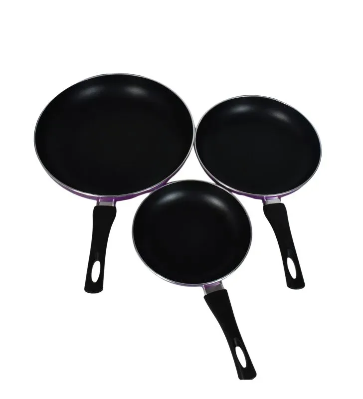 Juego de 3 Sartenes Cuisine Spot Morados – Antiadherente