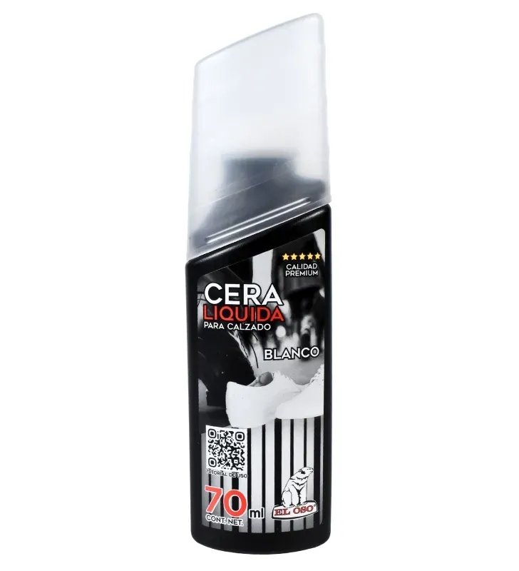 Cera Líquida Blanca El Oso 70 ml – Renovador y Brillo Instantáneo