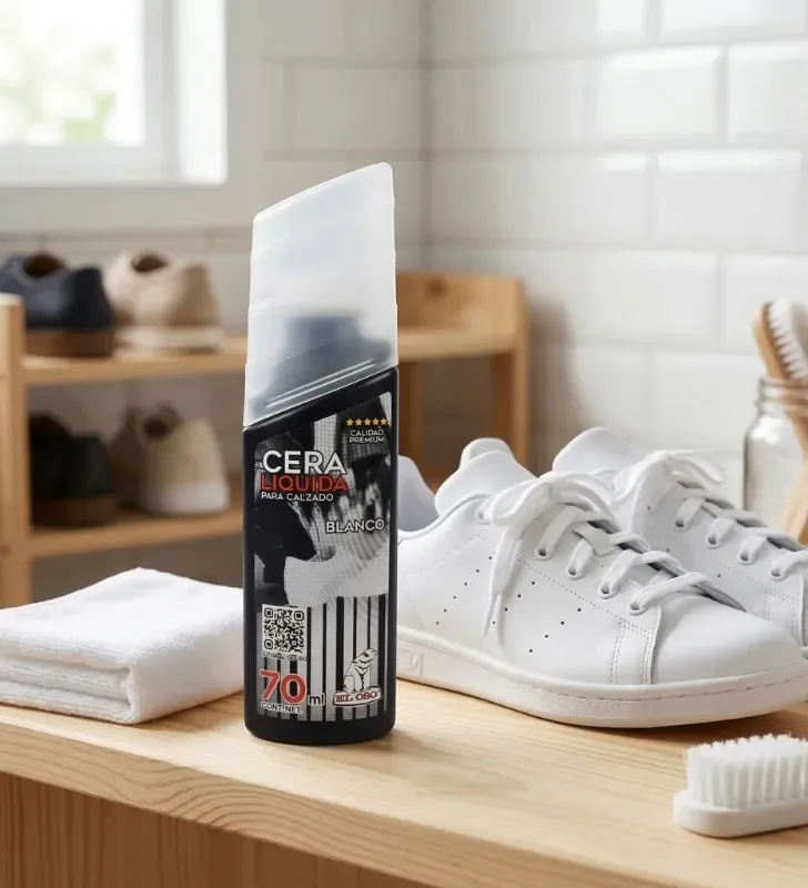 Cera Líquida Blanca El Oso 70 ml – Renovador y Brillo Instantáneo