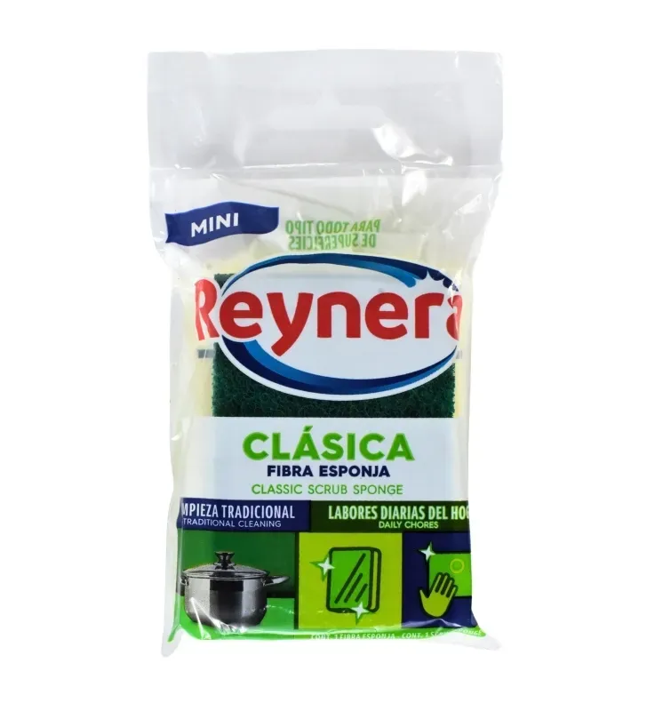 Fibra Esponja Clásica Reynera 4017G – Limpieza Profunda