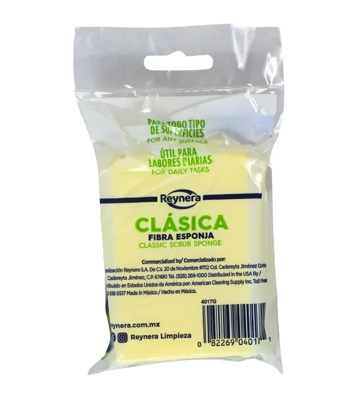 Fibra Esponja Clásica Reynera 4017G – Limpieza Profunda