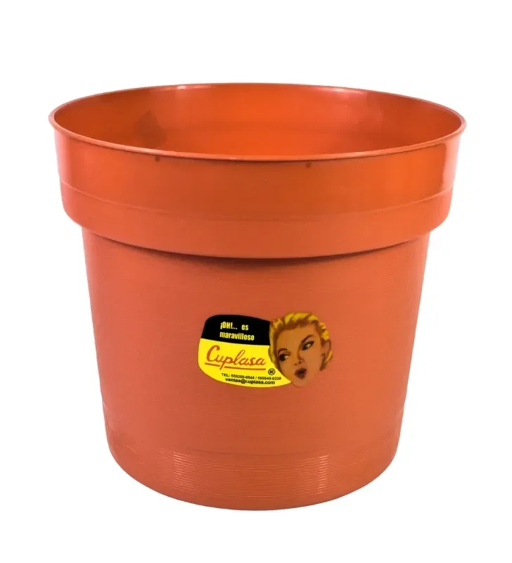 Maceta Grande Cuplasa 9L – Color Café Resistente