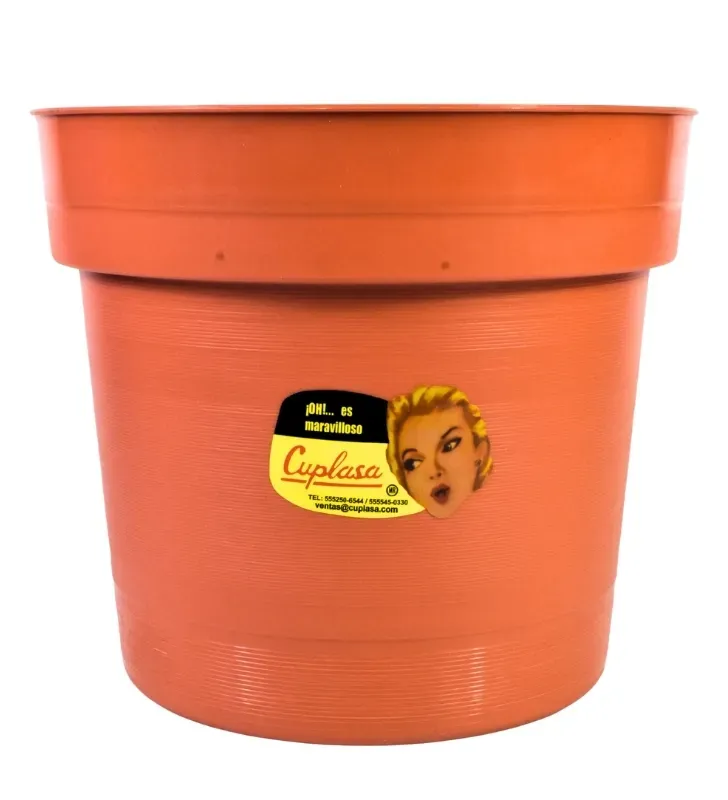 Maceta Grande Cuplasa 9L – Color Café Resistente