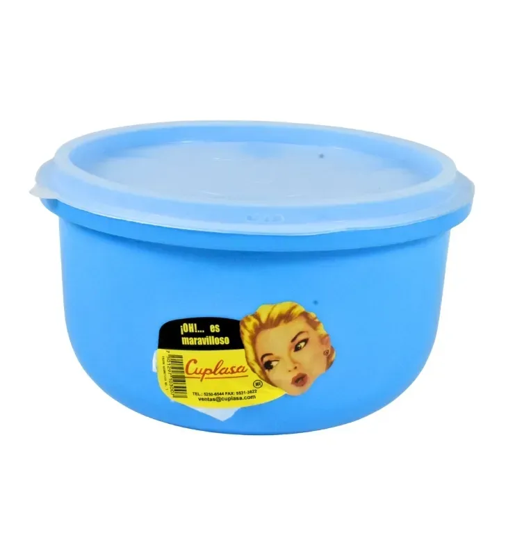 Tazón Hermético Cuplasa No. 1 – 1.3 Litros con Tapa
