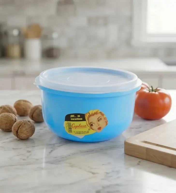 Tazón Hermético Cuplasa No. 1 – 1.3 Litros con Tapa