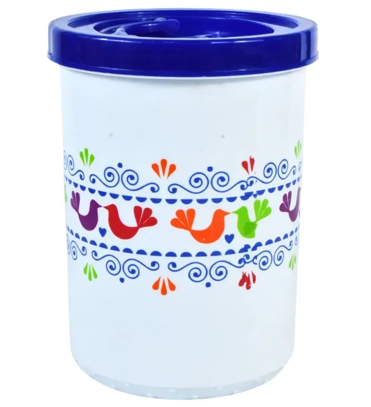 Tupper Tapa Rosca Noche Buena 2250ml – Decorado Aves