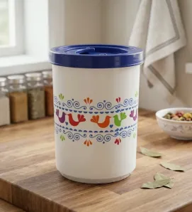 Tupper Tapa Rosca Noche Buena 2250ml – Decorado Aves