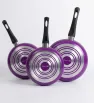 Juego de 3 Sartenes Cuisine Spot Morados – Antiadherente