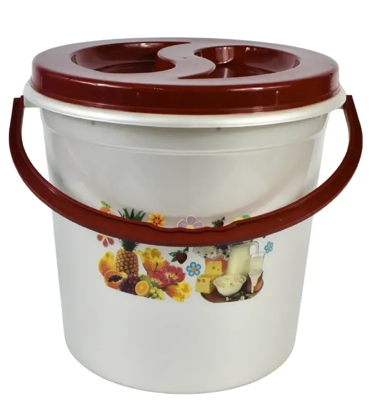 Bote Lechero Noche Buena 10L – Color Perla Decorado