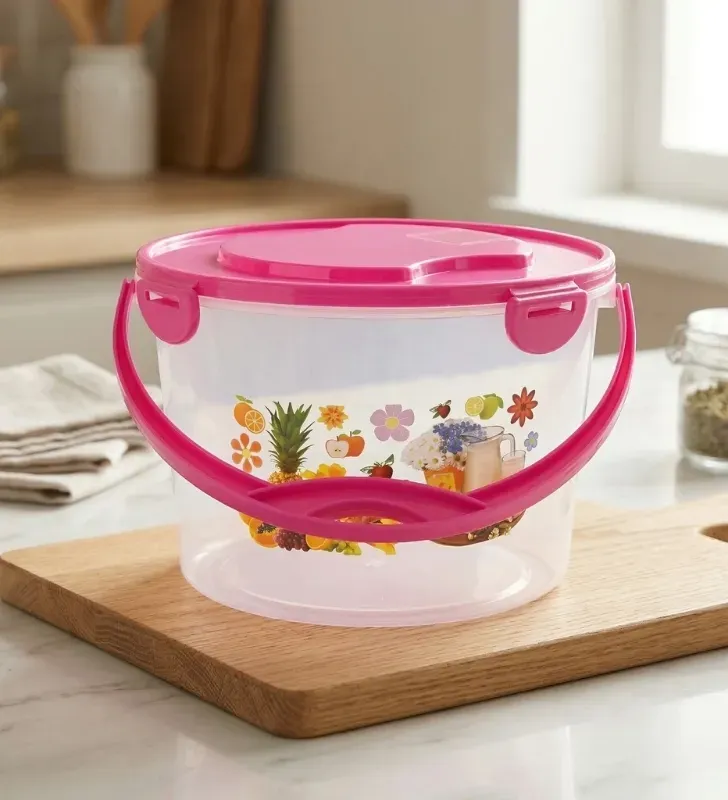 Olla con Tapa de Broches Nochebuena 3.15L – Polipropileno