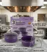 Juego de 3 Ollas Arroceras Cuisine Spot Moradas – Antiadherente Mármol