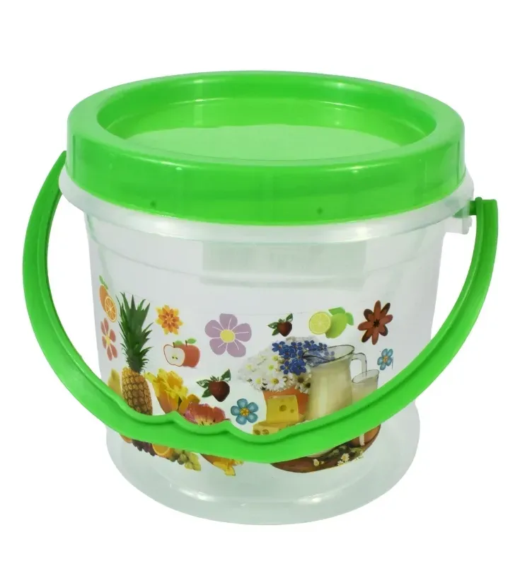 Mini Juguero Nochebuena 700ml – Transparente y Decorado
