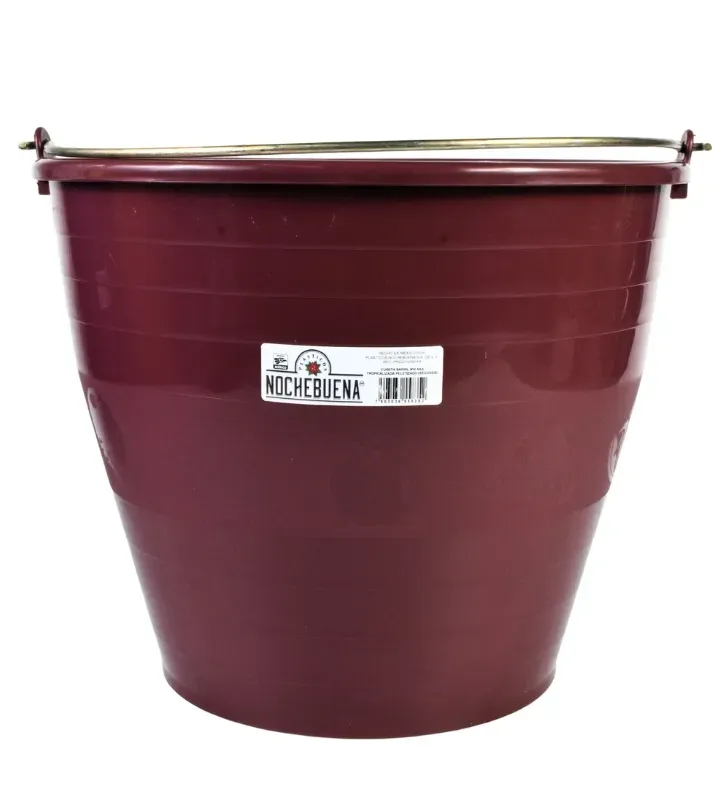 Cubeta Barril Nochebuena No. 16 – 13L con Asa Reforzada
