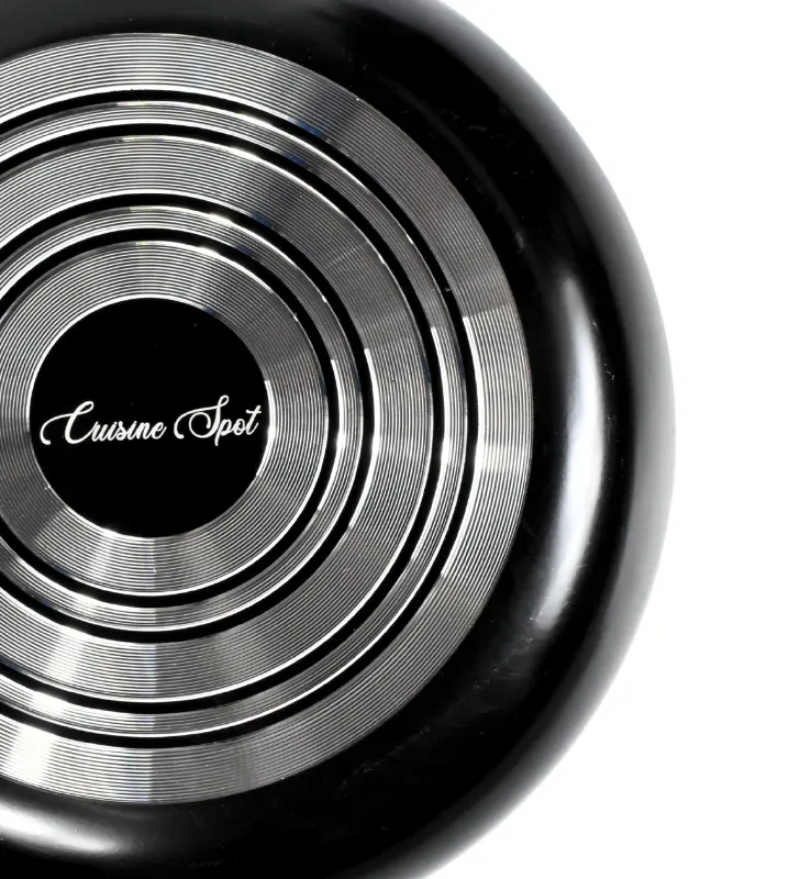 Juego de 3 Sartenes Cuisine Spot Negros 3mm – Antiadherente Profesional