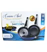 uego de sartenes azul 20-24-30 cm – Antiadherentes 3 mm