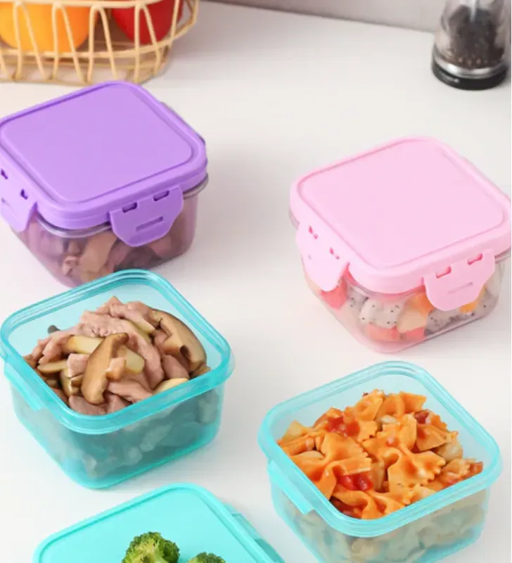 Set 4 Mini Herméticos Yuliana 60ml – Tapa con broches