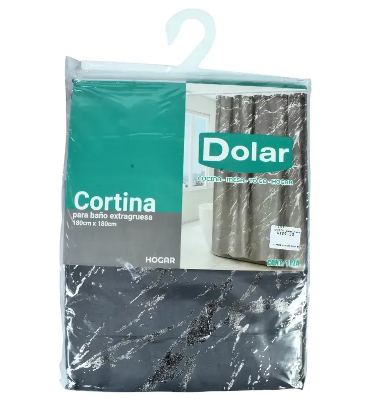 Cortina de Baño Extra Gruesa Yuliana M-00276 – Alta Resistencia