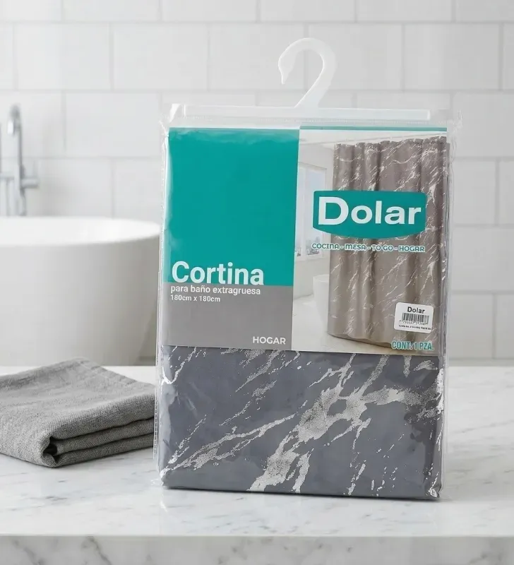 Cortina de Baño Extra Gruesa Yuliana M-00276 – Alta Resistencia