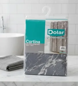 Cortina de Baño Extra Gruesa Yuliana M-00276 – Alta Resistencia