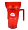 Vaso Botanero Yuliana MX-454 con Popote – 1 Litro