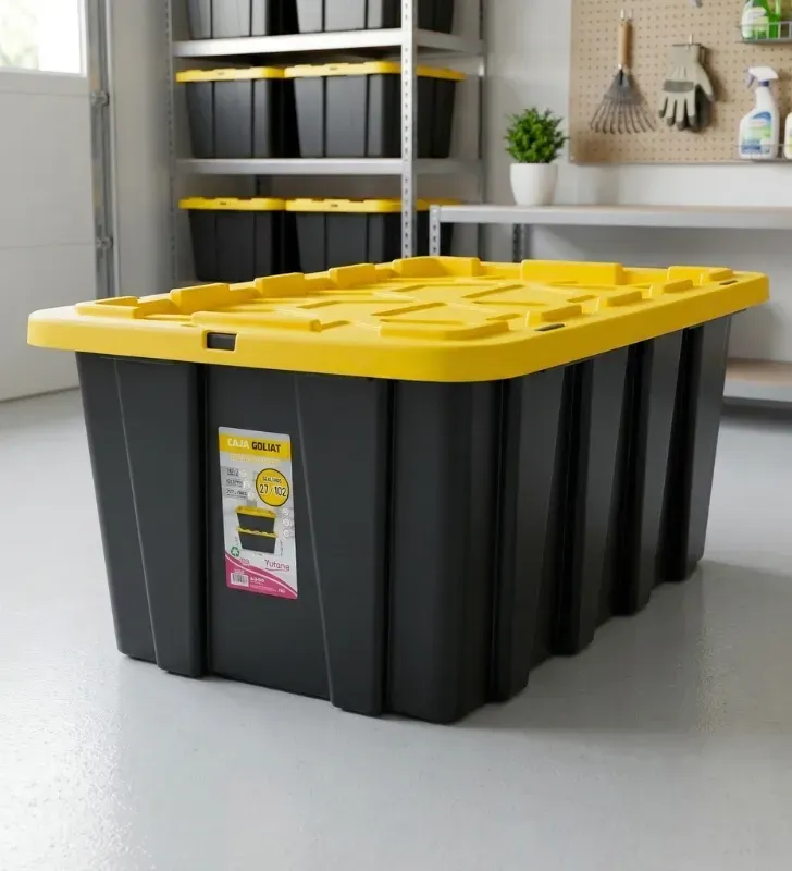 Caja Goliat Yuliana 102L – Uso Rudo y Apilable