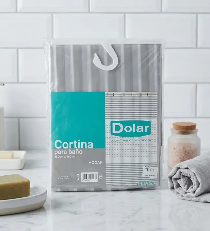Cortina de Baño Yuliana M-00279 – Calibre Medio Flexible