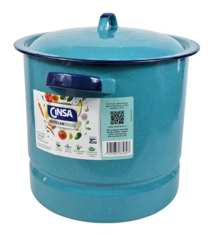 Vaporera Cinsa de Peltre 14.3L (15 QT) – Modelo 312129