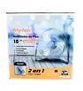 Ventilador Mytek 18" Metálico 2 en 1 – Piso y Pared 3348S1