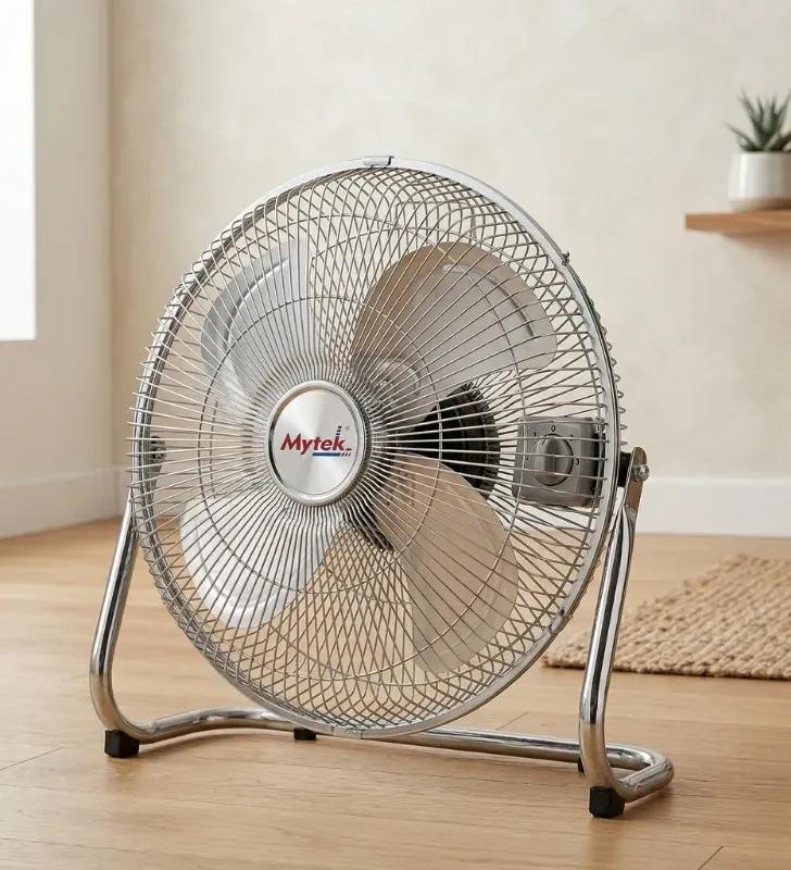 Ventilador Metálico Mytek 16" 2 en 1 – Piso y Pared 3347S1