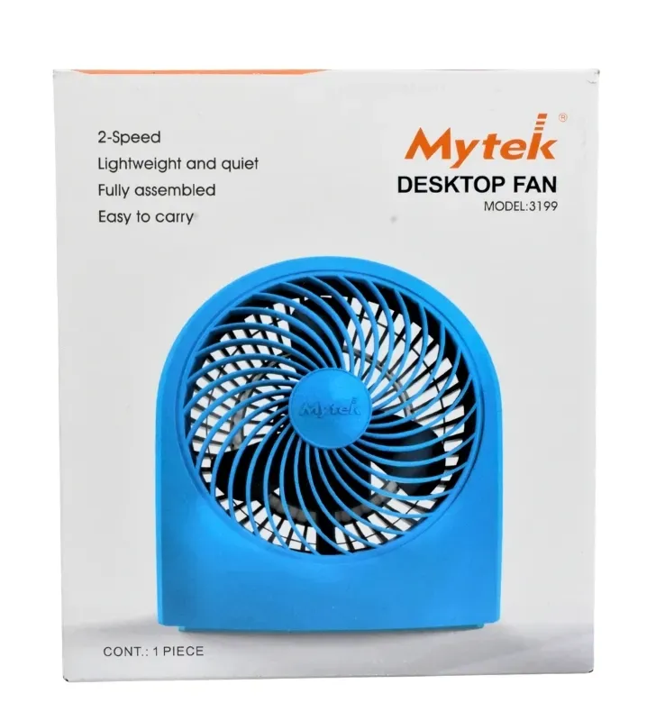 Ventilador Decorativo Mytek 9" Modelo 3199 – Mesa y Piso