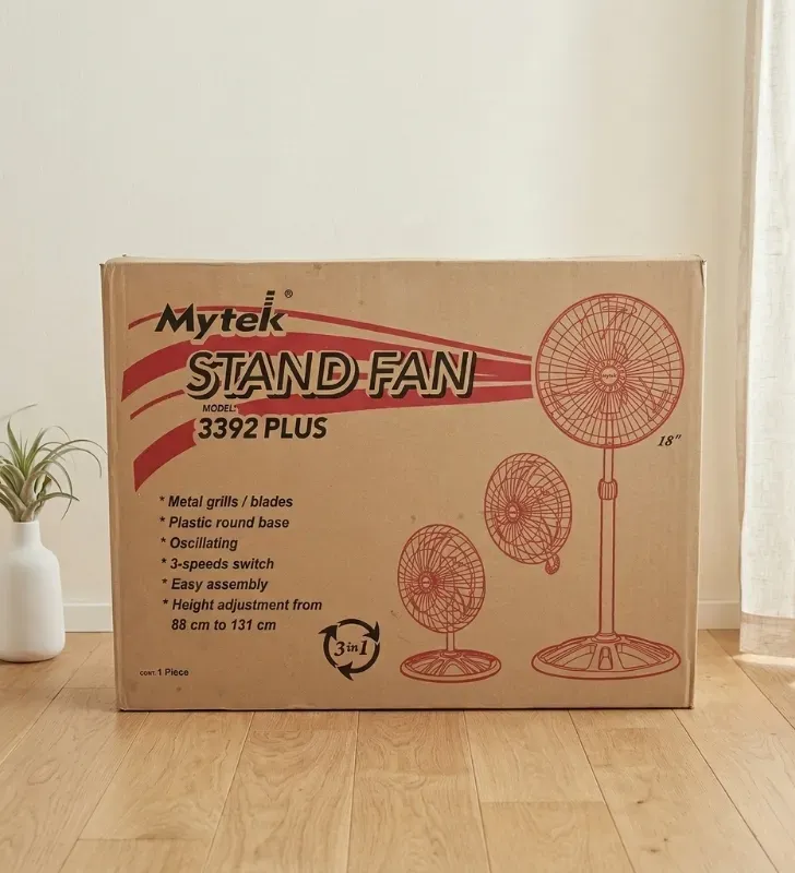 Ventilador Mytek 18" 3 en 1 – Pedestal, Piso y Pared 3392 Plus