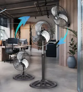 Ventilador Mytek 18" 3 en 1 – Pedestal, Piso y Pared 3392 Plus