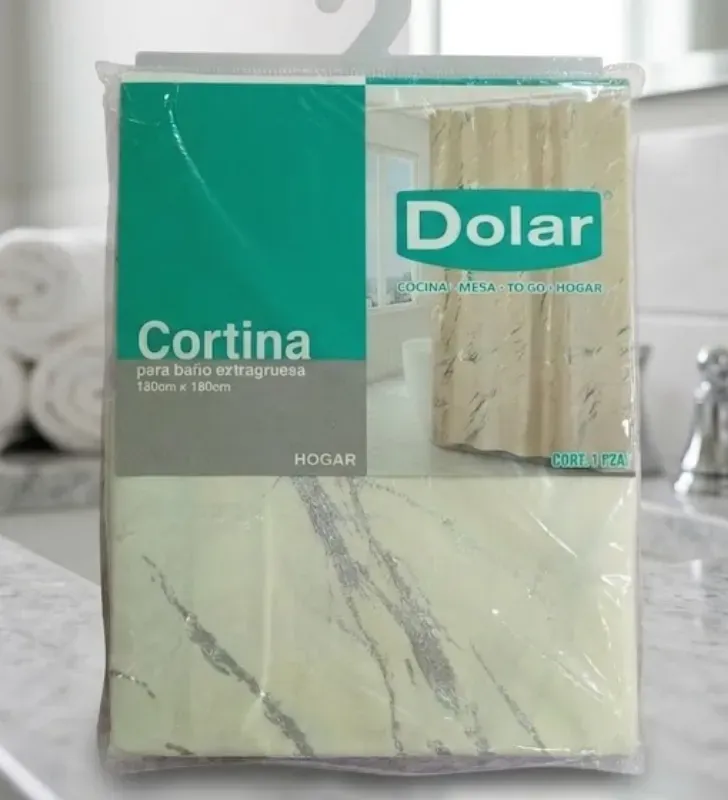 Cortina de Baño Extra Gruesa Yuliana M-00276 – Alta Resistencia