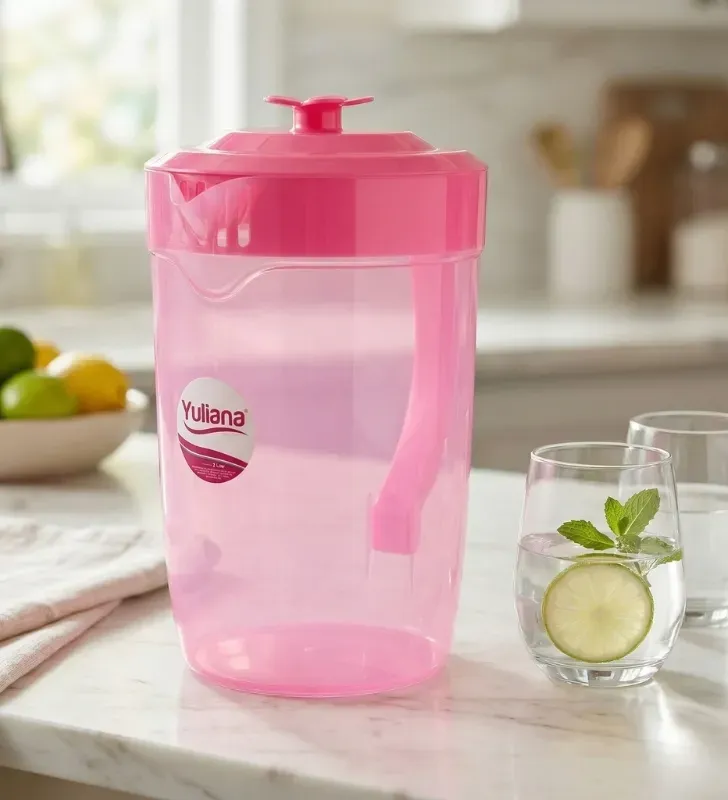 Jarra Maluma Yuliana 2 Litros con Tapa Floral – MX-352