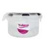 Hermético Redondo Yuliana 600 ml con Broches – MX-317