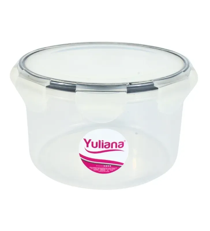 Hermético Redondo Yuliana 1.2 Litros con Broches – MX-318