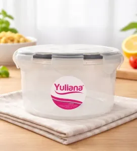 Hermético Redondo Yuliana 1.2 Litros con Broches – MX-318