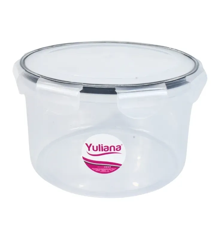 Hermético Redondo Yuliana 2.2 Litros con Broches – MX-319