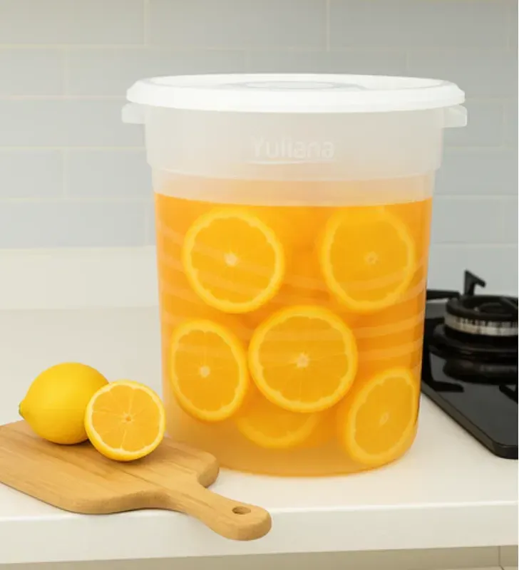 Bote Acapulco Yuliana 40 Litros Natural con Cucharón – MX-353