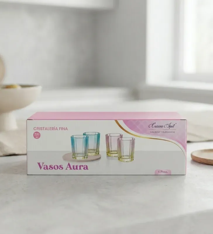 Set de Vasos Colorín Cuisine Spot 220 ml – YDB/L4