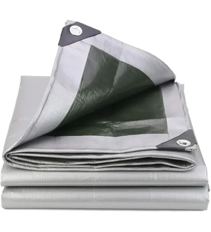 Lona Uso Pesado 1.5x2m Gris Impermeable con Protección UV