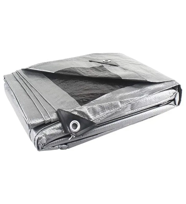 Lona profesional gris 4×5 m impermeable – uso pesado, protección UV