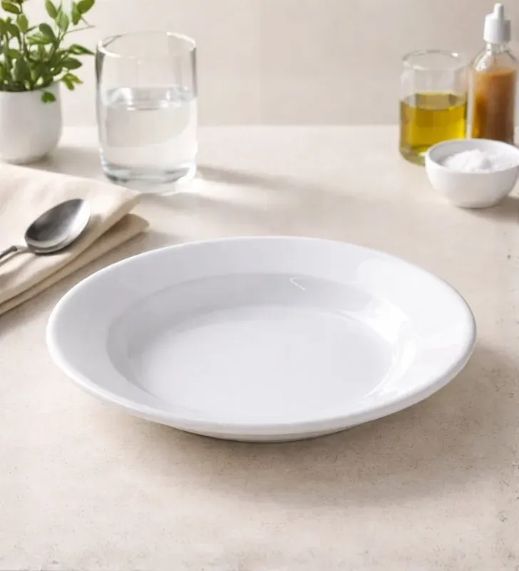 Plato Sopero Horeca Tavola 9" Melamina Blanca – Modelo 80744
