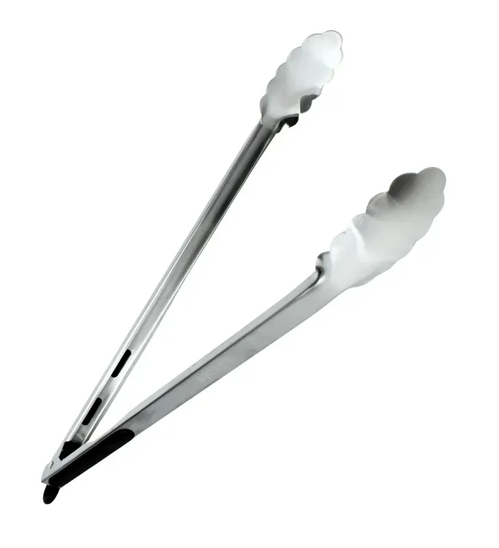 Pinza de Acero Inoxidable Tavola 16" con Mango Negro – 94680