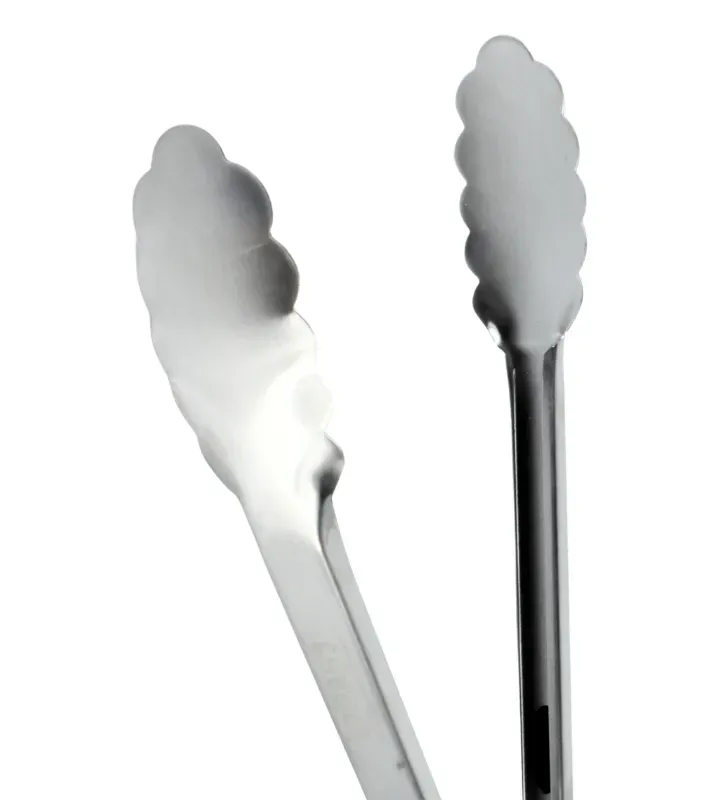 Pinza de Acero Inoxidable Tavola 12" con Mango Negro – 94681