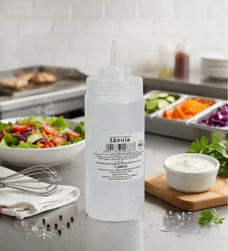 Recipiente para Aderezo Transparente Tavola 16 oz – Modelo 94724