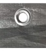 Lona gris uso pesado 4x4 m impermeable y resistente UV