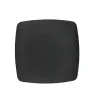 Plato Cuadrado Coupe Tavola 10" Melamina Negra – Modelo 83282