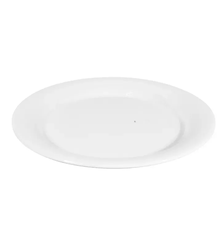 Plato Trinche Tavola 10" Melamina Blanca – Modelo 80739